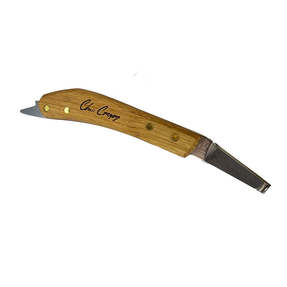 Chris Gregory Hoof Knife 62 Long with Pick
